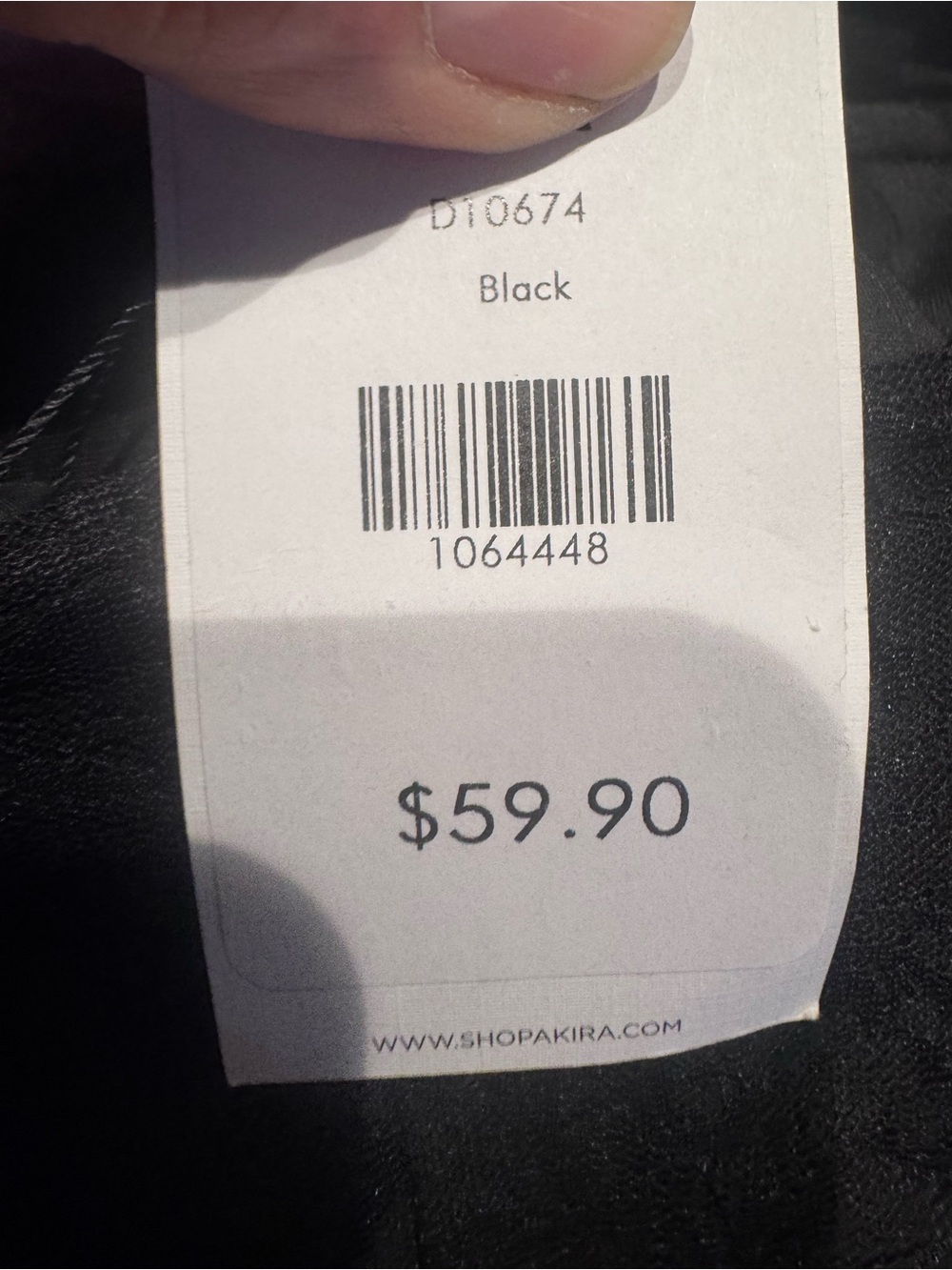 π₯ AKIRA Black Cutout Halter Mini Dress β NWT - Picture 4 of 4